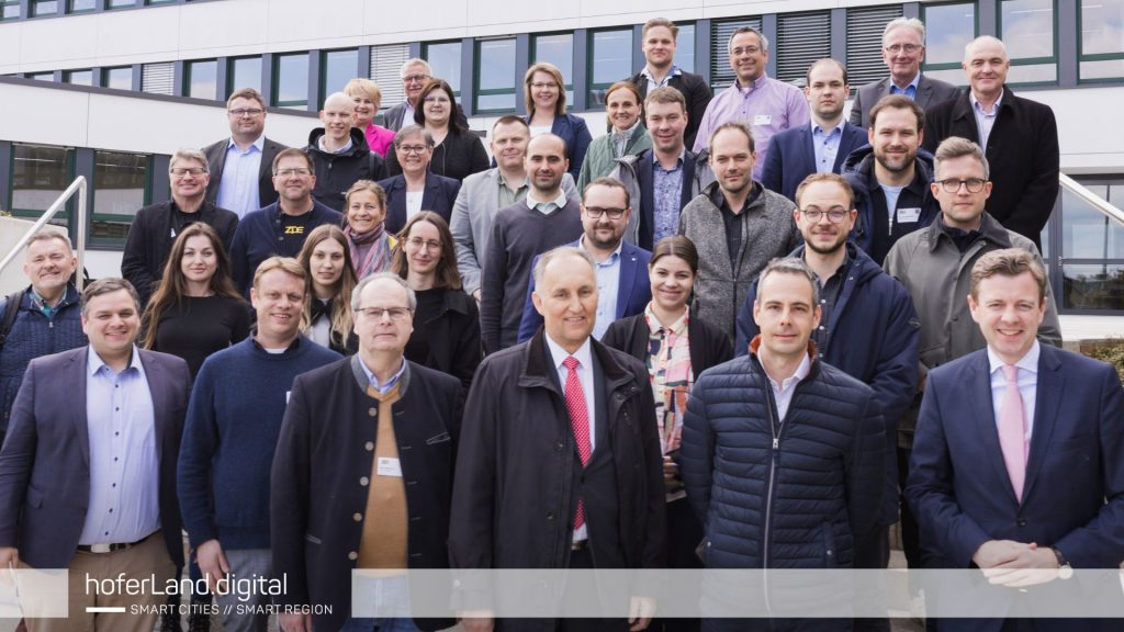 Tschechisch-Bayerische Delegation informiert sich über das Projekt Smart City im Landkreis Hof